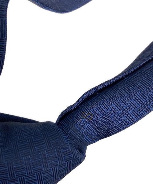 HERMES（エルメス）HERMES (エルメス) H柄ネクタイ ネイビー サイズ:表記なしの古着・服飾アイテム