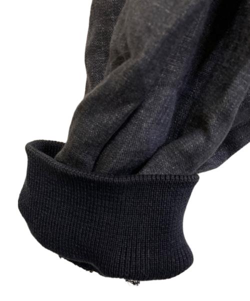 ERMENEGILDO ZEGNA（エルメネジルド・ゼニア）ERMENEGILDO ZEGNA (エルメネジルド・ゼニア) リネンMA-1ジャケット インディゴ サイズ:50の古着・服飾アイテム