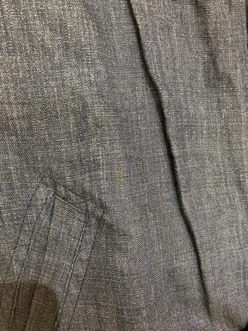 ERMENEGILDO ZEGNA（エルメネジルド・ゼニア）ERMENEGILDO ZEGNA (エルメネジルド・ゼニア) リネンMA-1ジャケット インディゴ サイズ:50の古着・服飾アイテム