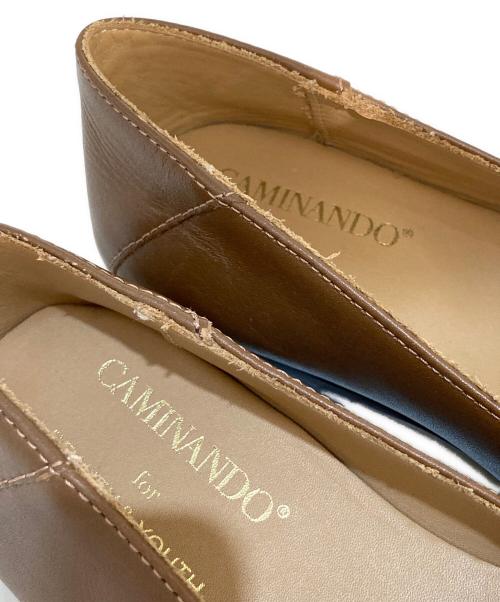 Caminando（カミナンド）Caminando (カミナンド) BEAUTY&YOUTH (ビューティーアンドユース) BEAUTY&YOUTH別注ビットローファー ブラウン サイズ:SIZE 38の古着・服飾アイテム