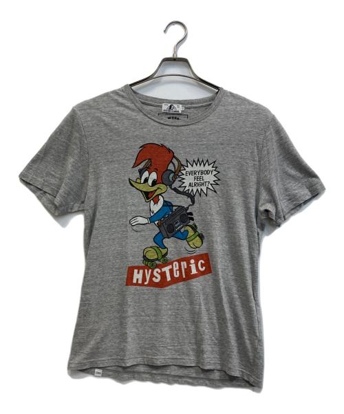 Hysteric Glamour（ヒステリックグラマー）Hysteric Glamour (ヒステリックグラマー) Woody Woodpecker Tシャツ グレー サイズ:Mの古着・服飾アイテム