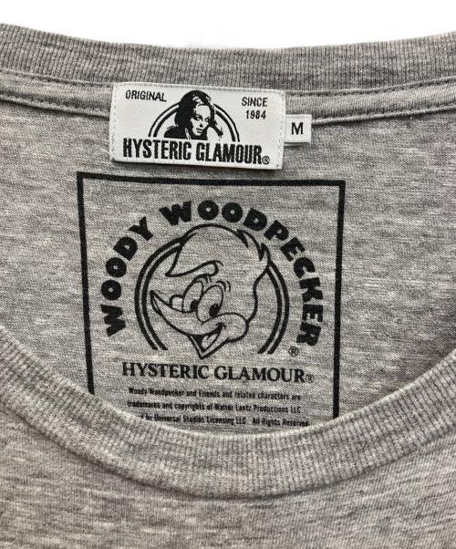 Hysteric Glamour（ヒステリックグラマー）Hysteric Glamour (ヒステリックグラマー) Woody Woodpecker Tシャツ グレー サイズ:Mの古着・服飾アイテム