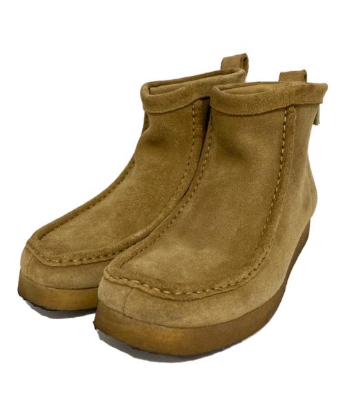 CLARKS（クラークス）CLARKS (クラークス) SSZ (エスエスズィー) A.H (エーエイチ) 別注 WALLAROO / Wallabee BAHSSZ ベージュ サイズ:41.5の古着・服飾アイテム