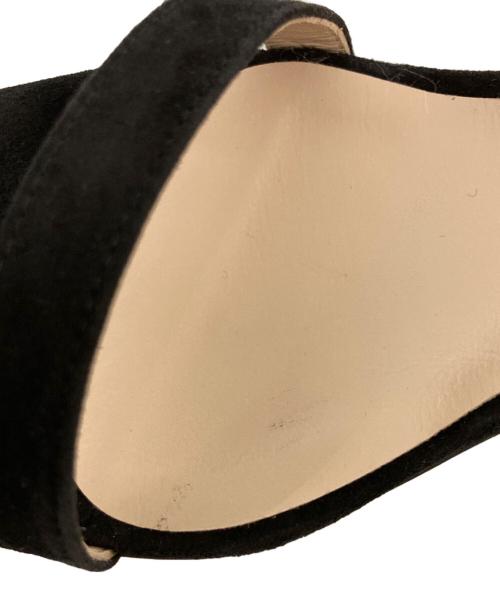 NEBULONIE（ネブローニ）NEBULONIE (ネブローニ) ビジューストラップパンプス ブラック サイズ:SIZE 37.5の古着・服飾アイテム