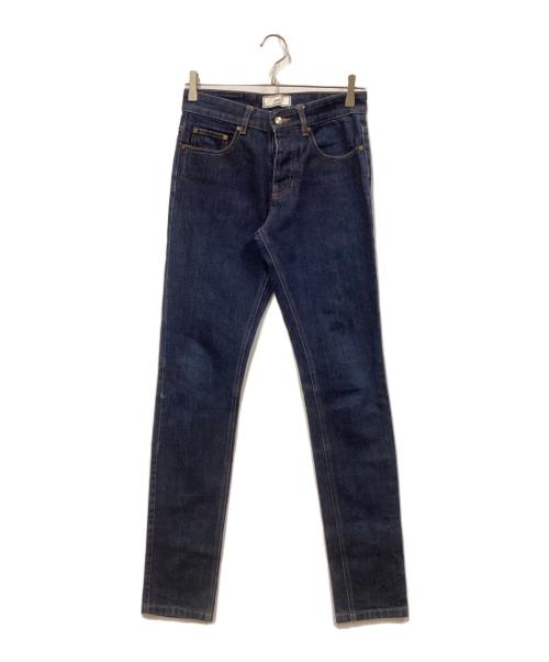 AMI Alexandre Mattiussi（アミアレクサンドルマテュッシ）AMI Alexandre Mattiussi (アミアレクサンドルマテュッシ) デニムパンツ インディゴ サイズ:W25の古着・服飾アイテム