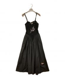 pinkspink（ピンクスピンク）の古着「キャミソールワンピース」｜ブラック