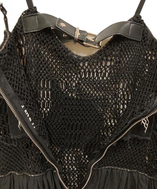 pinkspink（ピンクスピンク）pinkspink (ピンクスピンク) キャミソールワンピース ブラック サイズ:Sの古着・服飾アイテム