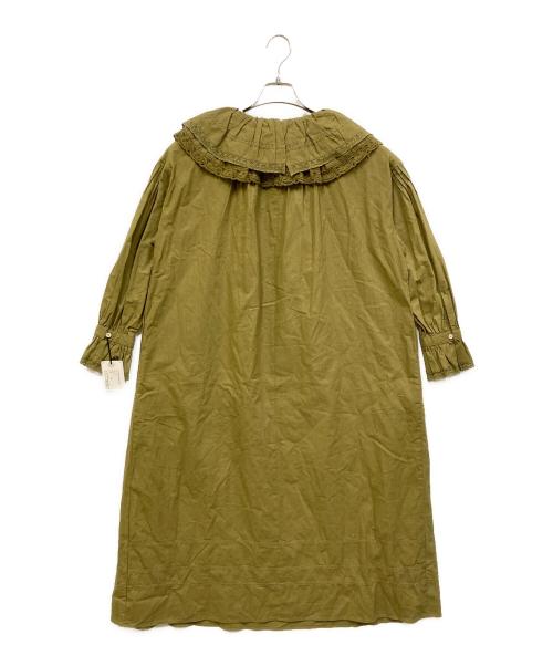 bulle de savon（ビュル デ サボン）bulle de savon (ビュル デ サボン) レースビックカラー オリーブ サイズ:SIZE Freeの古着・服飾アイテム