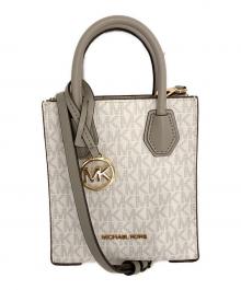 MICHAEL KORS（マイケル・コース）の古着「2WAYシグネチャーショルダーバッグ」｜グレー
