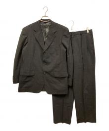 BROOKS BROTHERS（ブルックスブラザーズ）の古着「3B ピンストライプシングルスーツ セットアップ」｜チャコールグレー