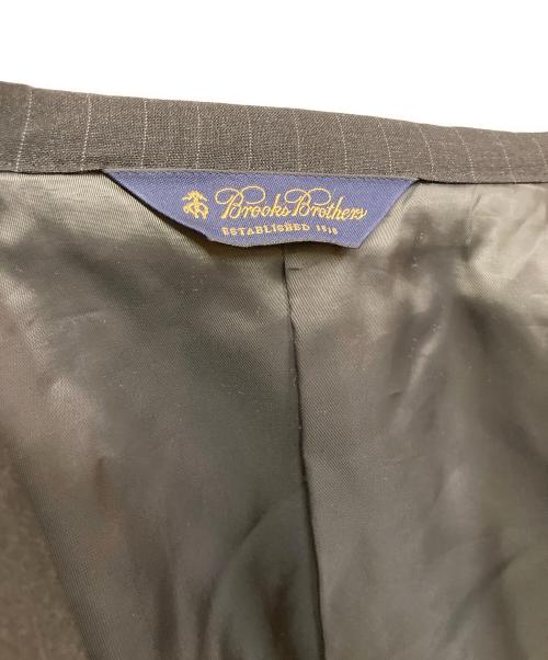 BROOKS BROTHERS（ブルックスブラザーズ）BROOKS BROTHERS (ブルックスブラザーズ) 3B ピンストライプシングルスーツ セットアップ チャコールグレー サイズ:ジャケット38SHT、パンツSIZE 32Wの古着・服飾アイテム