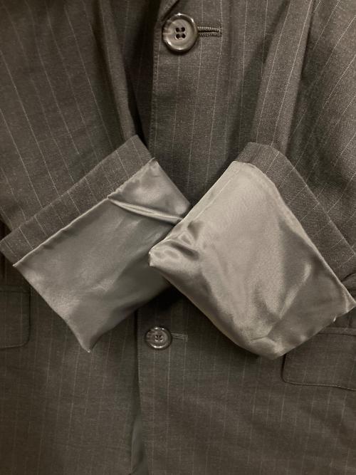 BROOKS BROTHERS（ブルックスブラザーズ）BROOKS BROTHERS (ブルックスブラザーズ) 3B ピンストライプシングルスーツ セットアップ チャコールグレー サイズ:ジャケット38SHT、パンツSIZE 32Wの古着・服飾アイテム