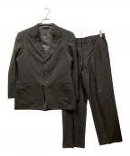 BROOKS BROTHERSブルックスブラザーズ）の古着「3B ピンストライプシングルスーツ セットアップ」｜チャコールグレー