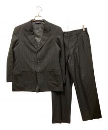 BROOKS BROTHERS（ブルックスブラザーズ）の古着「3B ピンストライプシングルスーツ セットアップ」｜チャコールグレー