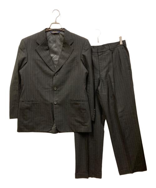 BROOKS BROTHERS（ブルックスブラザーズ）BROOKS BROTHERS (ブルックスブラザーズ) 3B ピンストライプシングルスーツ セットアップ チャコールグレー サイズ:ジャケット38SHT、パンツSIZE 32Wの古着・服飾アイテム