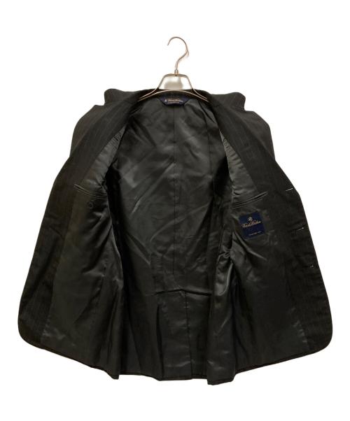 BROOKS BROTHERS（ブルックスブラザーズ）BROOKS BROTHERS (ブルックスブラザーズ) 3B ピンストライプシングルスーツ セットアップ チャコールグレー サイズ:ジャケット38SHT、パンツSIZE 32Wの古着・服飾アイテム