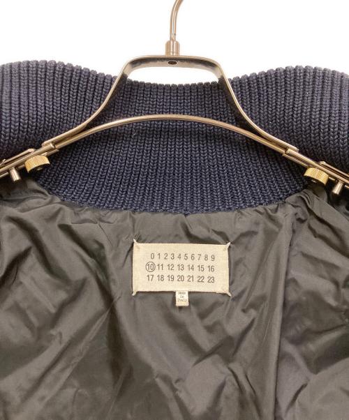 Maison Margiela（メゾンマルジェラ）Maison Margiela (メゾンマルジェラ) ドライバーズニットドッキングダウンジャケット ブラック サイズ:SIZE 46の古着・服飾アイテム