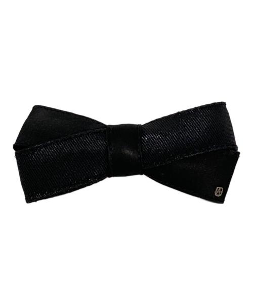 ALEXANDRE de Paris（アレクサンドルドゥパリ）ALEXANDRE de Paris (アレクサンドルドゥパリ) リボンヘアクリップ ブラックの古着・服飾アイテム