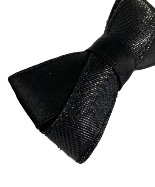 ALEXANDRE de Paris（アレクサンドルドゥパリ）ALEXANDRE de Paris (アレクサンドルドゥパリ) リボンヘアクリップ ブラックの古着・服飾アイテム