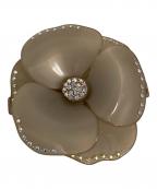 ALEXANDRE de Parisアレクサンドルドゥパリ）の古着「フラワーモチーフヘアクリップ」｜グレー