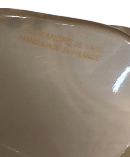 ALEXANDRE de Paris（アレクサンドルドゥパリ）ALEXANDRE de Paris (アレクサンドルドゥパリ) フラワーモチーフヘアクリップ グレーの古着・服飾アイテム