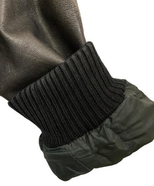 DELUXE（デラックス）Deluxe (デラックス) カウレザーボンバージャケット ブラック サイズ:SIZE Lの古着・服飾アイテム