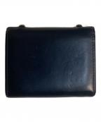 M+エムピウ）の古着「MILLEFOGLIE 2Pig コンパクトウォレット」｜ネイビー