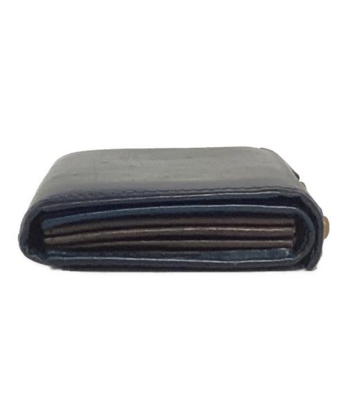 M+（エムピウ）m+ (エムピウ) MILLEFOGLIE 2Pig コンパクトウォレット ネイビー サイズ:表記なしの古着・服飾アイテム