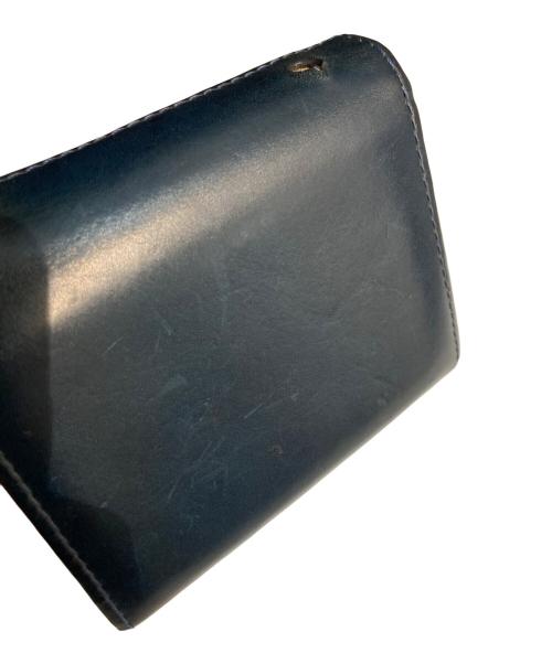 M+（エムピウ）m+ (エムピウ) MILLEFOGLIE 2Pig コンパクトウォレット ネイビー サイズ:表記なしの古着・服飾アイテム