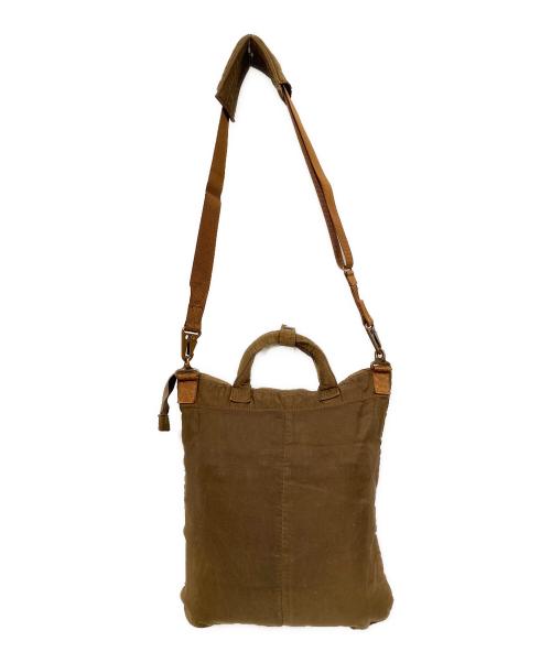 SLOW（スロウ）SLOW (スロウ) VINTAGEDYE MILITARY HELMET BAG カーキ サイズ:表記なしの古着・服飾アイテム