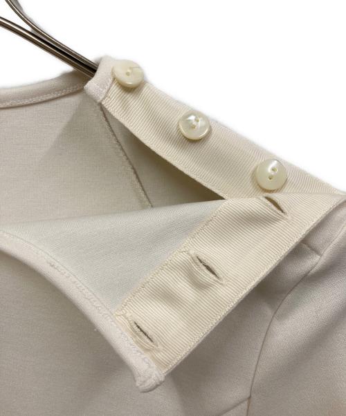 Audire（アウディーレ）audire (アウディーレ) Daily jersey dress (Ivory) アイボリー サイズ:SIZE Mの古着・服飾アイテム