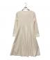 audire（アウディーレ）の古着「Daily jersey dress (Ivory)」｜アイボリー
