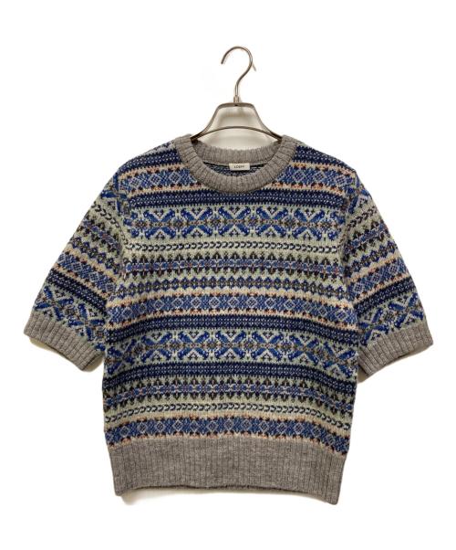 LOEFF（ロエフ）LOEFF (ロエフ) セーター LF W BLUEBIRD JQ SSL グレー サイズ:記載なしの古着・服飾アイテム