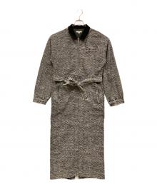 Ameri（アメリ）の古着「BLOUSON LIKE DENIM DRESS」｜グレー