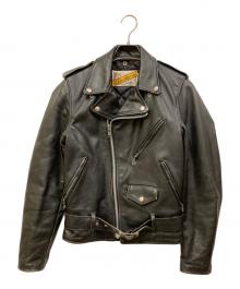 Schott（ショット）の古着「90s ダブルライダースジャケット」｜ブラック