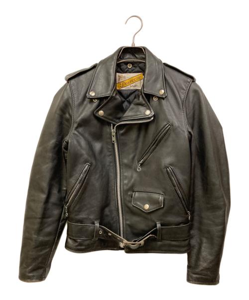 Schott（ショット）Schott (ショット) 90s ダブルライダースジャケット ブラック サイズ:32の古着・服飾アイテム