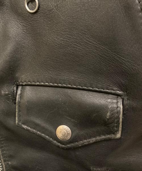 Schott（ショット）Schott (ショット) 90s ダブルライダースジャケット ブラック サイズ:32の古着・服飾アイテム