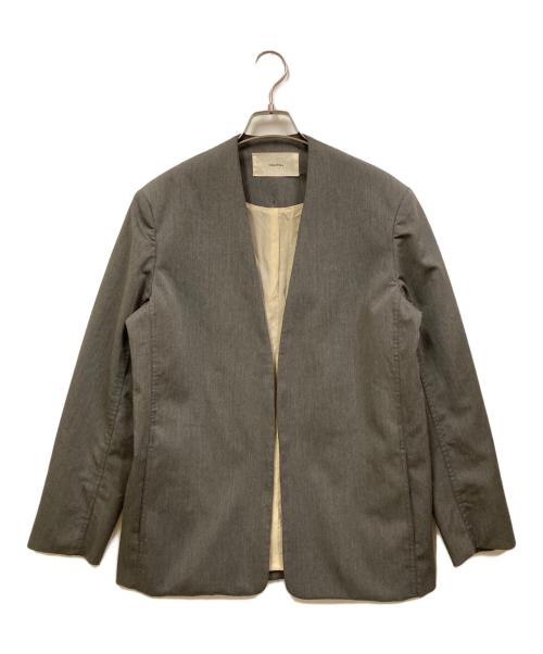 TODAYFUL（トゥデイフル）TODAYFUL (トゥデイフル) ヘザーカラーレスジャケット グレー サイズ:36の古着・服飾アイテム