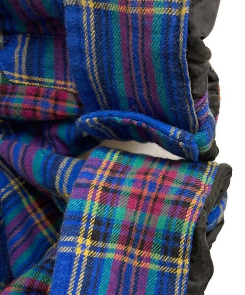 SUPREME（シュプリーム）SUPREME (シュプリーム) 21aw Quilted Plaid Flannel Shirt/キルティング フランネル シャツ ブルー サイズ:XLの古着・服飾アイテム