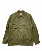 BUZZ RICKSON'S×fennicaバズリクソンズ×フェニカ）の古着「ジャングルファティーグ トロピカルジャケット」｜オリーブ