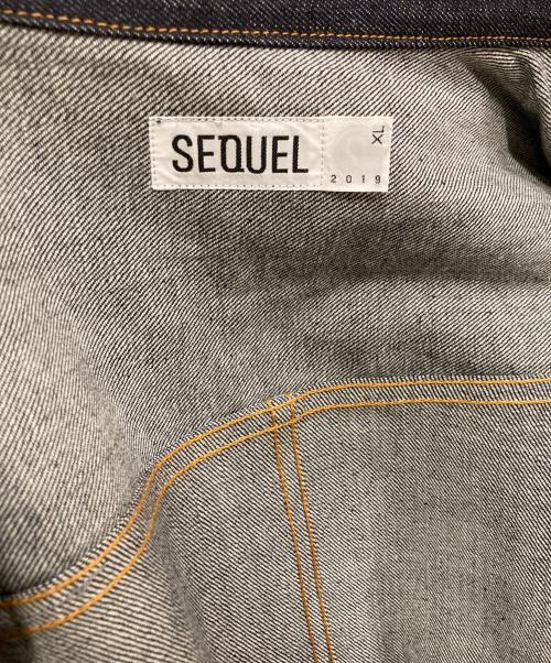 SEQUEL（シークエル）SEQUEL (シークエル) FRAGMENT DESIGN (フラグメントデザイン) デニムトラッカージャケット インディゴ サイズ:XLの古着・服飾アイテム