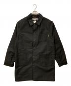 CDG×LE LABOUREURシーディージー×ル ラブルール）の古着「LE LABOUREUR  モールスキンワークコート」｜ブラック