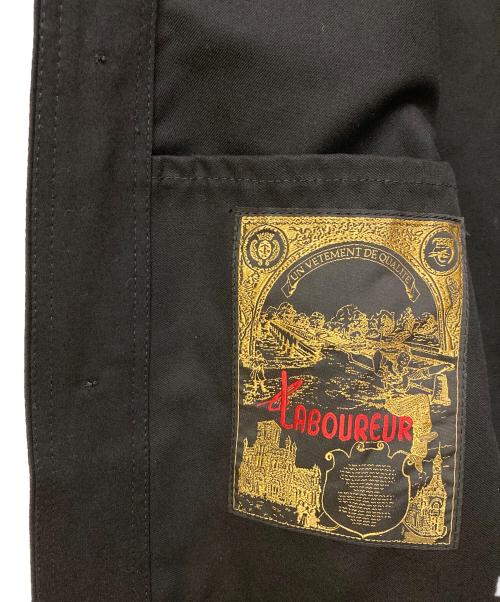 CDG（シーディージー）CDG (シーディージー) LE LABOUREUR (ル ラブルール) LE LABOUREUR  モールスキンワークコート ブラック サイズ:Lの古着・服飾アイテム
