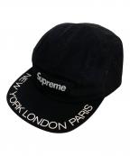 SUPREMEシュプリーム）の古着「VISOR PRINT CAMP」｜ブラック