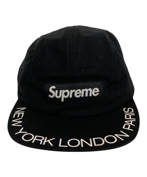 SUPREME（シュプリーム）Supreme (シュプリーム) VISOR PRINT CAMP ブラックの古着・服飾アイテム