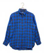 POLO RALPH LAURENポロ・ラルフローレン）の古着「チェックシャツ」｜ブルー×ブラック