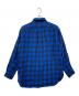 POLO RALPH LAUREN (ポロ・ラルフローレン) フランネルガーゼチェックシャツ ブルー×ブラック サイズ:SIZE L：7000円