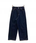 OUTDOORアウトドア）の古着「ULTライトデニムハイライズルーズ5PKT」｜インディゴ