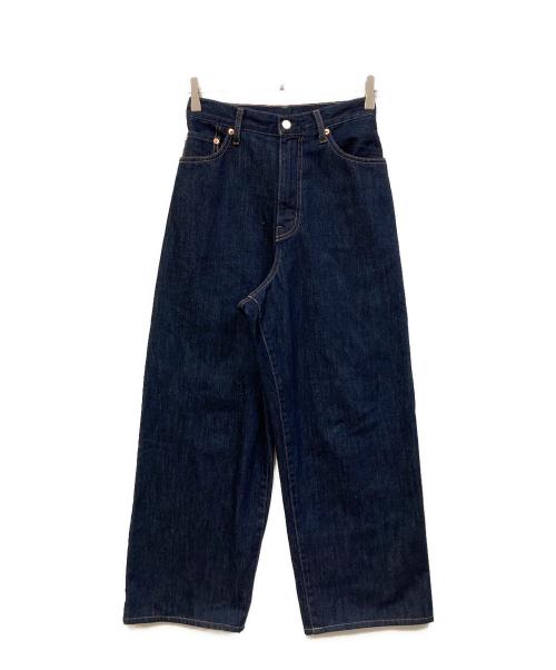 OUTDOOR（アウトドア）OUTDOOR (アウトドア) ULTライトデニムハイライズルーズ5PKT インディゴ サイズ:xsの古着・服飾アイテム