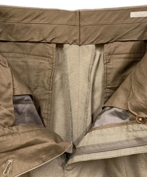 COMOLI（コモリ）COMOLI (コモリ) ウール 2タックパンツ ベージュ サイズ:SIZE 2の古着・服飾アイテム